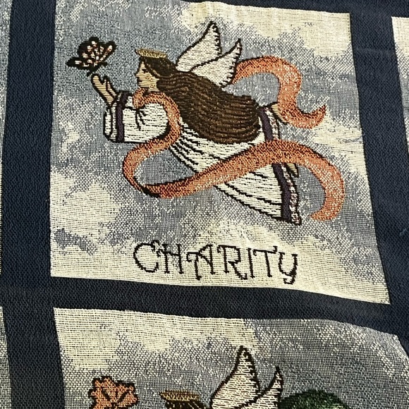 Gorgeous 100% Cotton Angel Paned Blanket - Picture 7 of 16